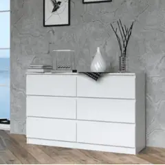 NACION MUEBLES - Comoda Marlene Color Blanco NM