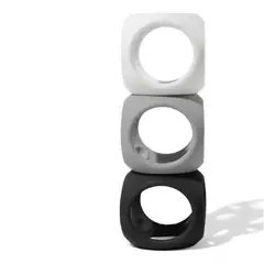 MOLUK - Juguete flexible Oibo Monocromático 3 unidades