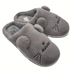 GENERICO - PANTUFLAS MODELO MIAW PARA ADULTOS