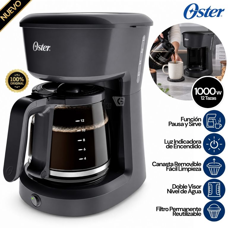 Cafetera Programable 12 tazas BVSTDCS12B
