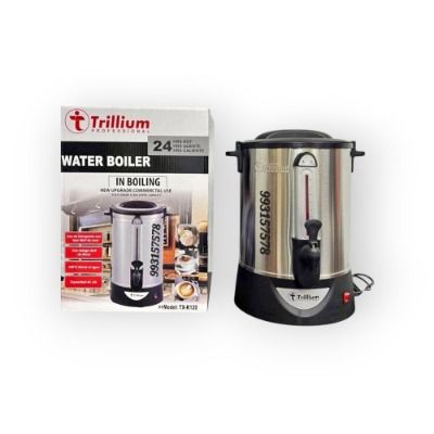 TERMO HERVIDOR TRILLIUM 25Lts TX- k120 DE ACERO INOXIDABLE
