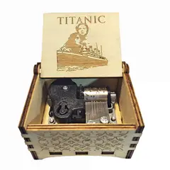 GENERICO - CAJA MUSICAL TITANIC PELÍCULA REGALO NOVIA CUMPLEAÑOS