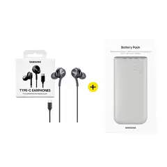 SAMSUNG - Audifonos AKG + Power Bank 20000 de 45W Beige