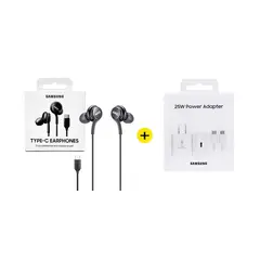 SAMSUNG - Audifonos AKG Tipo C + Cargador Blanco 25W Gan