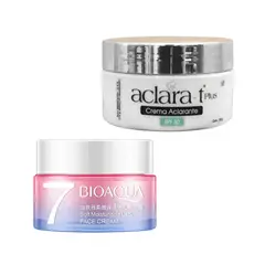 BIOAQUA - Crema Facial Aclaradora + Crema Aclarante con SPF 30