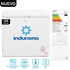 INDURAMA - Congelador 198 Litros CI-220BL Blanco