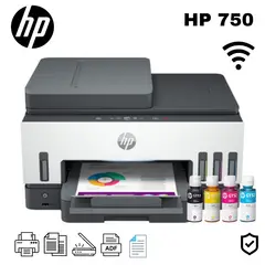 HP - Impresora Multifuncional Smart Tank 750 Wifi Duplex ADF