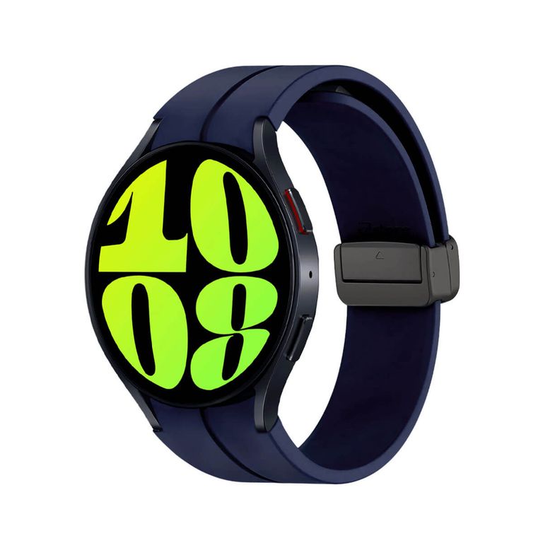 Correa Para Samsung Galaxy Watch 6 Broche Magnetico Azul Oscuro