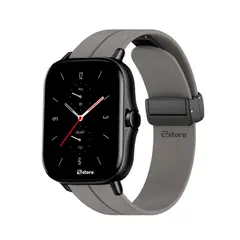 GENERICO - Correa Para Amazfit GTS4 Broche Magnético Gris Oscuro
