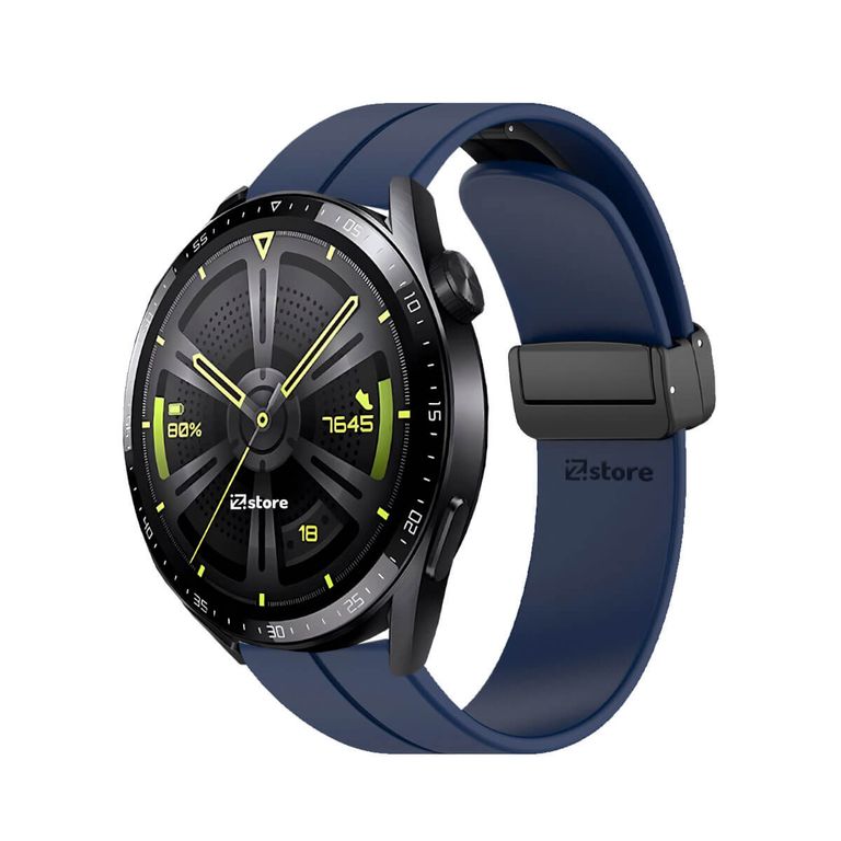 Correa Para Huawei Watch GT3 Broche Magnético Azul Oscuro