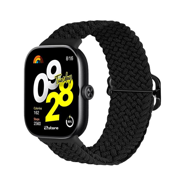 Correa de Nylon Para Redmi Watch 4 Negro