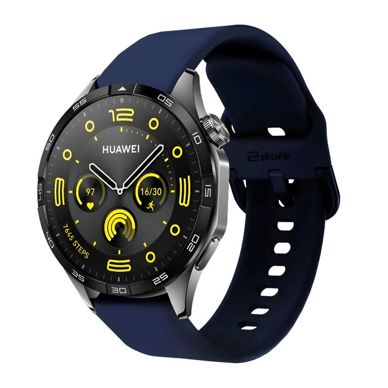 Correa Para Huawei Watch GT4 46mm Hebilla Azul Oscuro