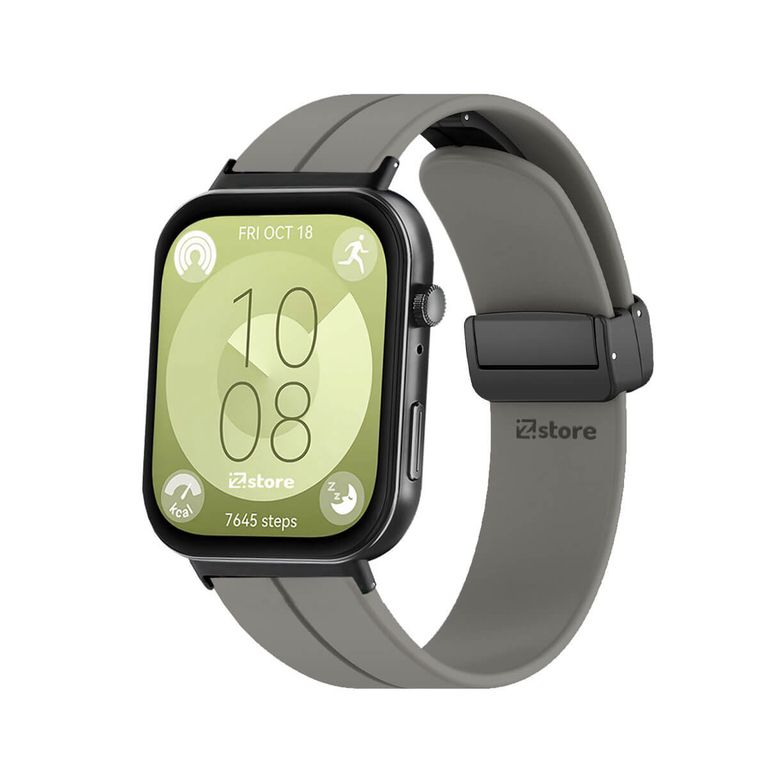 Correa Para Huawei Watch Fit 3 Broche Magnetico Gris Oscuro Black