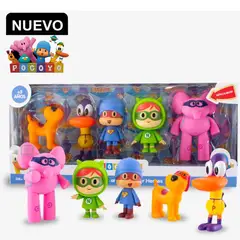 POCOYO - Set De y Superhéroes X5 Coleccionables