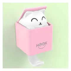 SHEEPBUSTER - Gancho de Pared Gato Rosado