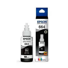 EPSON - Tinta T664120 Negro 70 ml