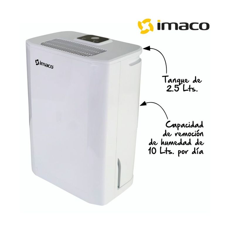 Deshumedecedor Mecánico 10 Lt/D Blanco