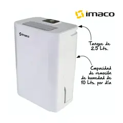 IMACO - Deshumedecedor Mecánico 10 Lt/D Blanco