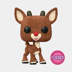 FUNKO - POP RUDOLPH THE RED NOSED REINDEER - RUDOLPH FLOCKED