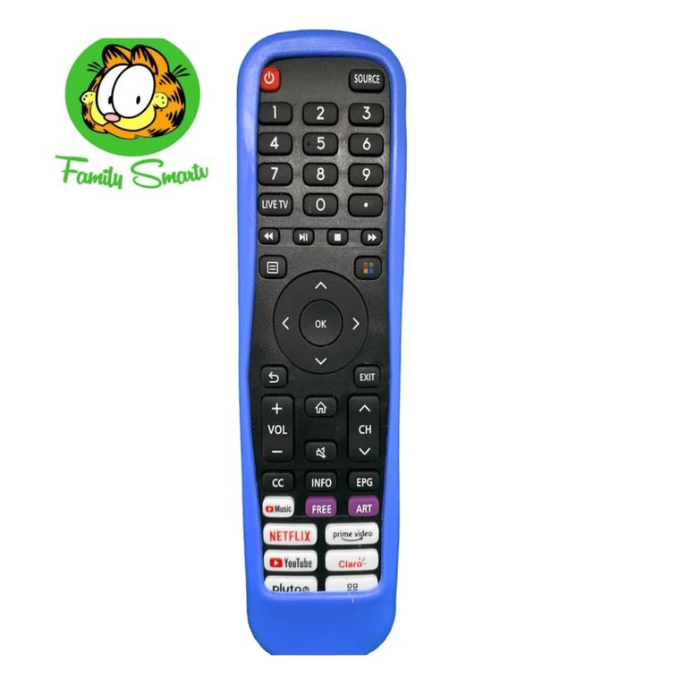 Funda para Control Remoto para televisor Smart Hisense EN2I30H Azul