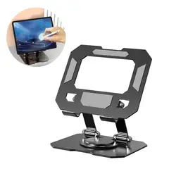 GENERICO - Soporte Aluminio Premium Para Tablets IPads Cel Hasta 12" Rotación 360