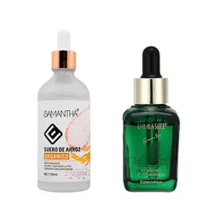 GENERICO - Serum Facial Extracto de Arroz + Serum Suavizante de Té Verde