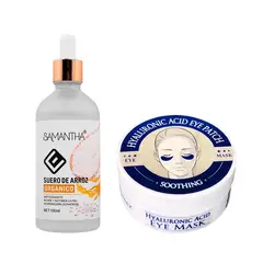 GENERICO - Serum Facial Extracto de Arroz + Parches de Ojos de ÁH