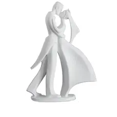 GENERICO - Adorno pareja de novios color blanco 21x85x31 cm