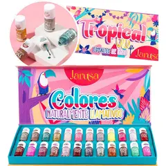 GENERICO - Box de Esmaltes Tropical Wild Jarusa 24 unidades