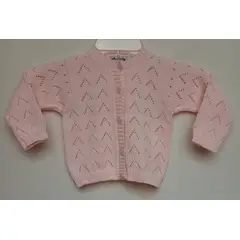 GENERICO - CHOMPA NIÑA CALADA ROSADA MANDALAY KNITS