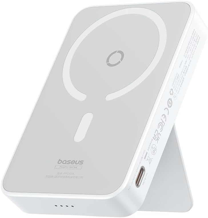 Power Bank Inalámbrico Magnético Magpro 5000mah PD20W - Blanco