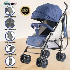 LITTLE - Coche Bastón Deportivo «POLONIA II» Blue