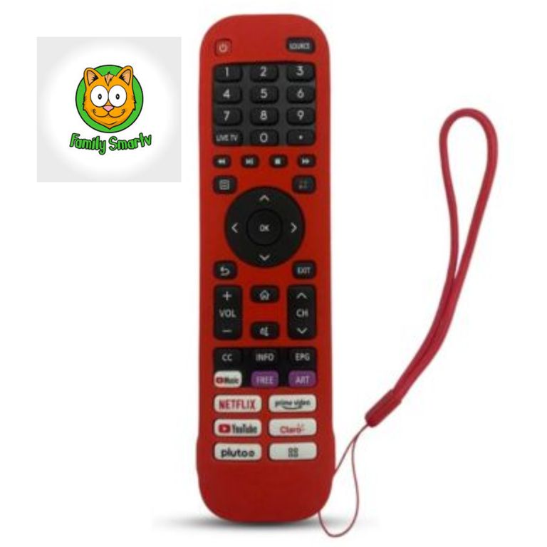 Funda para control remoto Smart Hisense EN2I30H Rojo