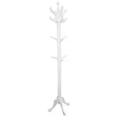 START FG - Perchero de pie 16 perchas colgador de ropa blanco