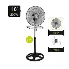BOSSKO - Ventilador 3 En 1 Motor De 200W