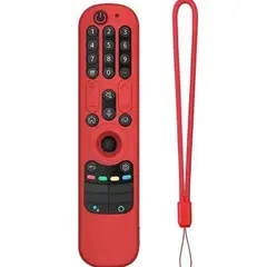 LH ELECTRONIC - Funda Para Control LG Magic MR23 MR22 MR21 Anticaída Rojo