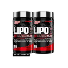 NUTREX RESEARCH - Lipo6 Black 60 Cáps. Pack x2 Quemador de Grasa Nutrex - Tienda Fisica