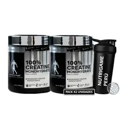 KEVIN LEVRONE - Creatina Monohidratada 300gr Pack X2 +Shaker