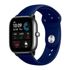 GENERICO - Correa Para Amazfit GTS4 Mini Azul Oscuro