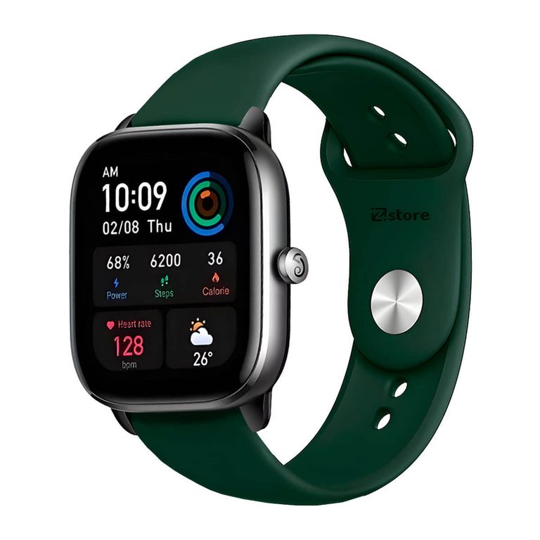 Correa Para Amazfit GTS4 Mini Verde Oscuro