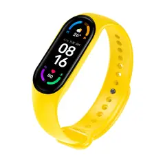 GENERICO - Correa Para Xiaomi Mi Band 5 y 6 Amarillo