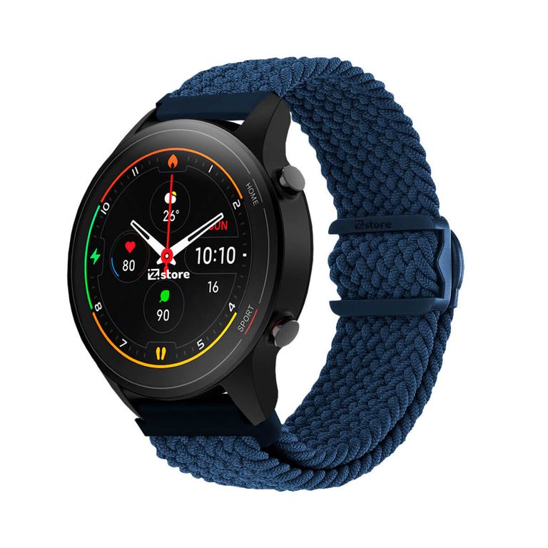 Correa de Nylon Para Xiaomi Mi Watch Color Azul Oscuro