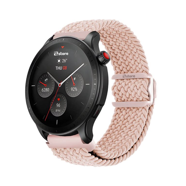 Correa de Nylon Para Amazfit GTR4 Rosa