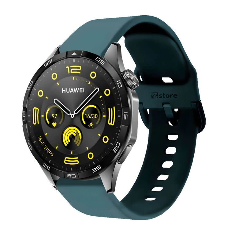 Correa Para Huawei Watch GT4 46mm Hebilla Verde Oscuro