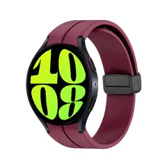 GENERICO - Correa Para Samsung Galaxy Watch 6 Broche Magnetico Vino
