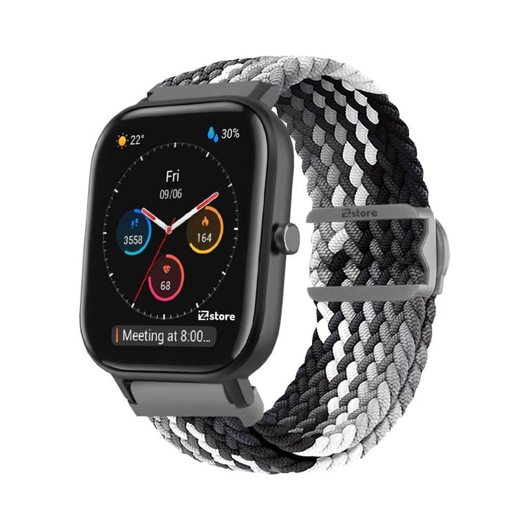 Correa de Nylon Amazfit GTS Gris Tricolor