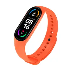 GENERICO - Correa Para Xiaomi Mi Band 5 y 6 Naranja