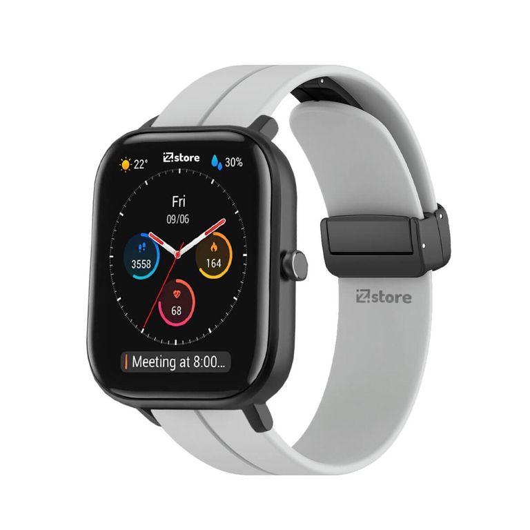 Correa Para Amazfit GTS Broche Magnético Gris Claro