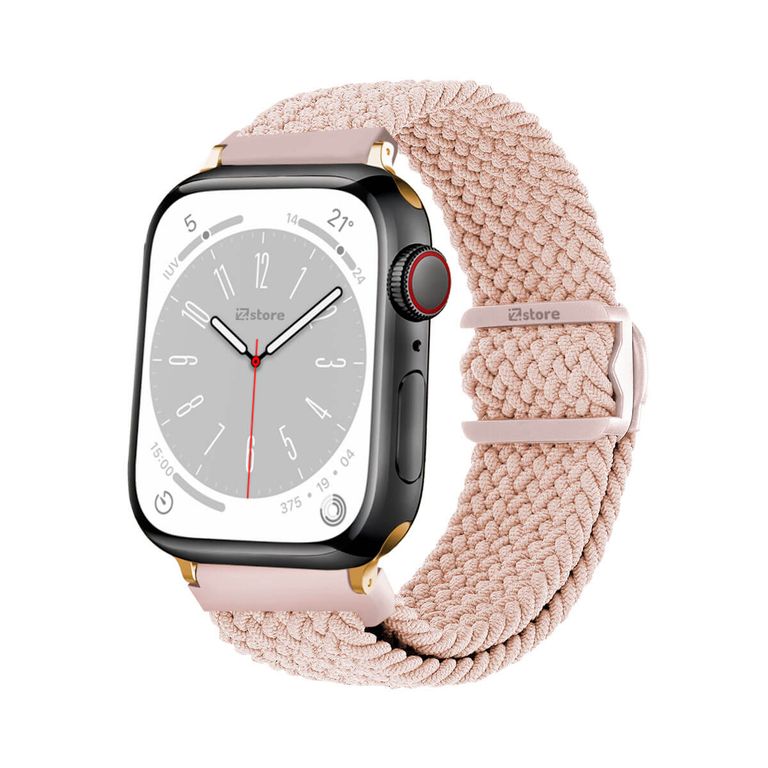 Correas de Nylon Para Apple Watch 42-44-45-49mm Rosa Gold