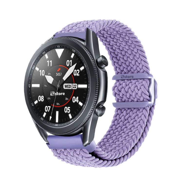 Correa de Nylon Para Samsung Galaxy Watch 3 Lila Bicolor